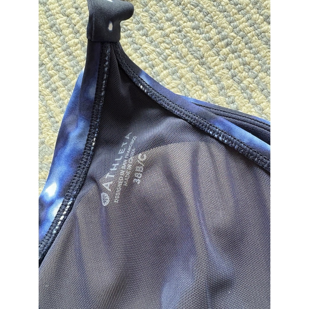 Women's Athleta Bikini Swim Top -‎ Blue/White - 38B/C - Picture 5 of 5